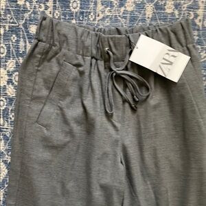 Zara Gray Drawstring Pants